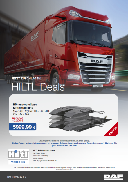 Höhenverstellbare Sattelkupplung